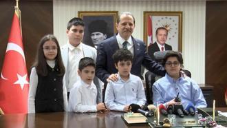 İstanbul İl Emniyet Müdürü Yıldız, 23 Nisan'da koltuğunu şehit çocuğuna devretti