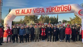 Çanakkale'de 57'nci Alay'a Vefa Yürüyüşü düzenlendi