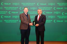 Yeşilay’dan Vali Baydaş’a 'Üstün Hizmet Madalyası'