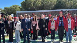 Çanakkale'de 57'nci Alay Vefa Yürüyüşü kapanış töreni yapıldı
