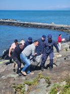 Rize'de sahilde erkek cesedi bulundu