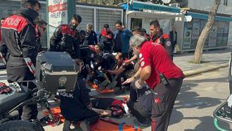 Malatya'da motosikletle otomobil çarpıştı: 2 polis yaralı