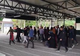 Babasının kullandığı minibüsün altında kalan Salih toprağa verildi