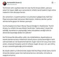 İletişim Başkanı Duran'dan 'Kut'ül Amare Zaferi' paylaşımı