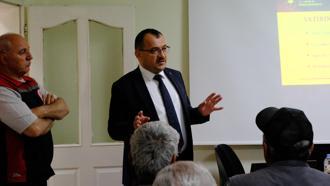 Şarkışla'da çiftçilere kırsal kalkınma ve sulama destekleri anlatıldı