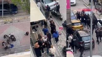 Sultangazi'de 2 grup arasındaki kavgaya aileler de dahil oldu; polis biber gazıyla müdahale etti