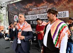 Başkan Uysal, Yörüklerle bir araya geldi