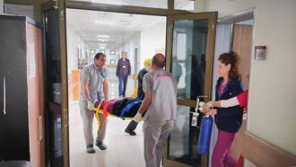 Hastanede afet tatbikatı