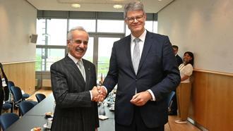 Bakan Uraloğlu, Alman mevkidaşı Schnieder ile bir araya geldi