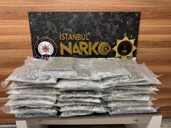Kartal’da düzenlenen operasyonda 58 kilogram uyuşturucu ele geçirildi