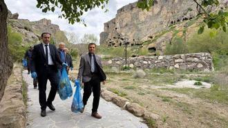 Kapadokya’nın doğu girişinde yer alan Erdemli Vadisi’nde çevre farkındalığı