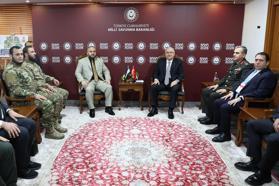 Milli Savunma Bakanı Yaşar Güler, Suriye Savunma Bakanı Tümgeneral Kasra ile görüştü