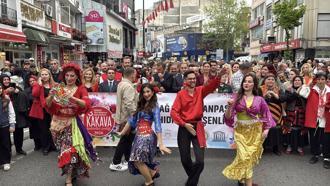 Tekirdağ'da Kakava ve Hıdırellez Şenliği'nde renkli görüntüler