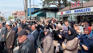 Hacı adayları dualarla uğurlandı