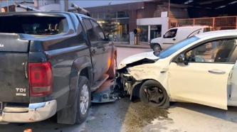 Çorum'da 3 aracın karıştığı zincirlemede kazada 1 kişi yaralandı