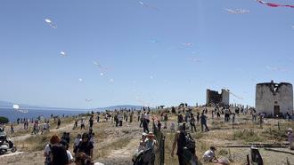 Bodrum’da uçurtma festivalinde renkli görüntülere sahne oldu
