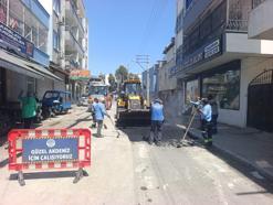 Akdeniz'de yol ve kaldırımlar yenileniyor