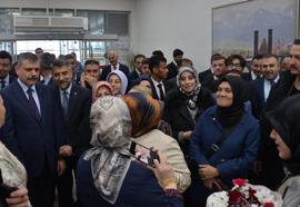 Bakan Çiftçi, Erzurum'da