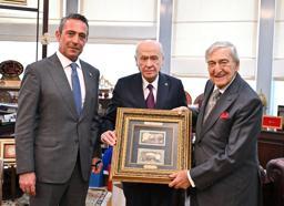 Bahçeli, Rahmi Koç ile Ali Koç'u kabul etti