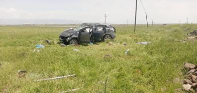 Şırnak’ta takla atan otomobilin sürücüsü yaralandı