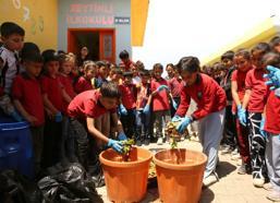 Mardin’de öğrencilere uygulamalı kompost eğitimi verildi