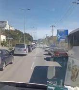 Ambulansa fermuar sistemiyle yol verdiler