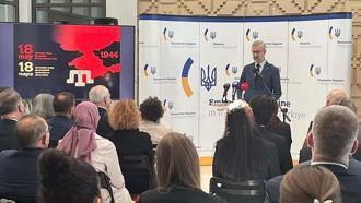 Kırım Tatar sürgünü, Ukrayna Büyükelçiliği'nde anıldı