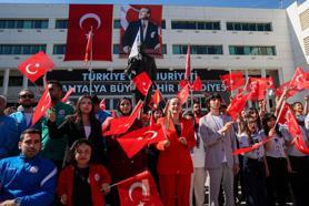 Büyükşehir Belediyesi’nde 19 Mayıs töreni