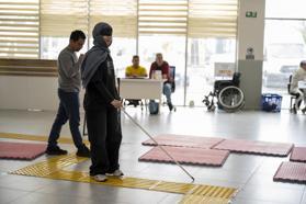 Yabancı öğrenciler Engelsiz Yaşam Merkezi'nde