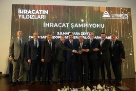 Marmarabirlik’e ‘İhracat Şampiyonu’ ödülü