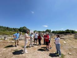 Cruise turistlerinin yeni rotası Stratonikeia oldu
