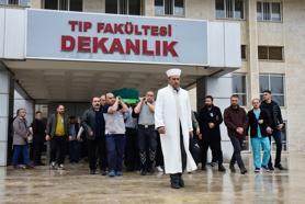 Beyin cerrahı Durmuş, görev yaptığı hastanede son yolculuğuna uğurlandı