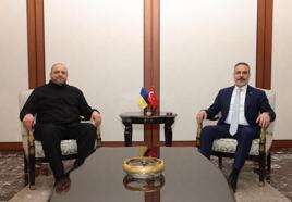 Bakan Fidan, Ukrayna Ulusal Güvenlik ve Savunma Konseyi Sekreteri Rustem Umerov ile görüştü