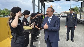 Tekirdağ Valisi Soytürk, görev başındaki personelle bayramlaştı