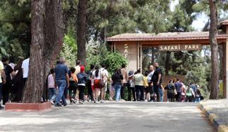 Gaziantep Doğal Yaşam Parkı’nda ziyaretçi yoğunluğu