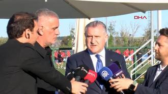 Bakan Bak, A Milli Futbol Takımı’nın antrenmanını takip etti