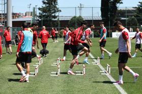 A Milli Futbol Takımı, Kuzey Makedonya hazırlıklarına devam etti