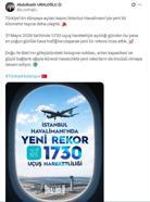 İstanbul Havalimanı, en yoğun günlük hava trafiğine ulaştı