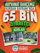 Kayseri Hayvanat Bahçesi’ni bayramda 65 bin kişi ziyaret etti