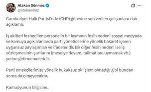 CHP'den işten çıkarılmalara ilişkin açıklama (2)