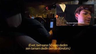 Karaköy'de ABD'li yayıncıyı taksimetresiz götüren taksi şoförü tutuklandı