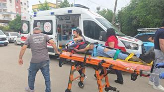 Çöp kamyonuyla çarpışan motosikletin sürücüsü yaralandı