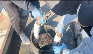 Durdurulan tankerden 30 düzensiz göçmen çıktı