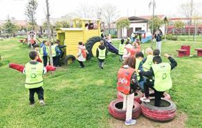 Canik Sıfır Atık Köyü’nde doğa dostu nesiller yetişiyor