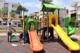 Toroslar’da parklar yenileniyor