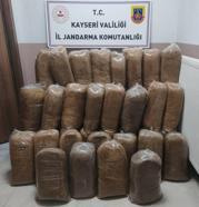 Kayseri’de 510 kilo kaçak tütün ele geçirildi