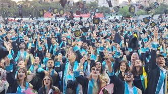 Kırklareli Üniversitesi'nde 3 bin 200 öğrenci mezuniyet heyecanı yaşadı