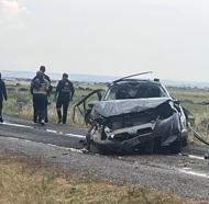 Diyarbakır'da nişan dönüşü kaza; 3 ağır yaralı