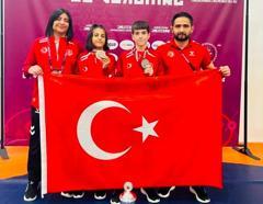 Siirtli milli güreşçiler Avrupa Şampiyonası'ndan 2 madalyayla döndü