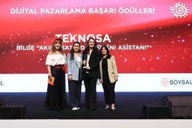 Teknosa'nın Akılla Satış Danışmanı Asistanı Bilge'ye ödül